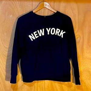 L.O.G.G. By H&M Navy “New York” Sweatshirt